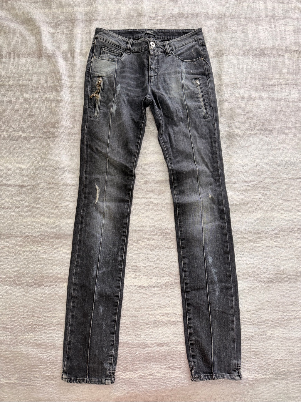 Cnc Jeans, Black Denim, Size 26/40